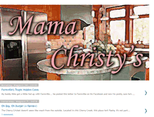 Tablet Screenshot of mamachristys.blogspot.com