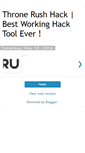 Mobile Screenshot of hqthronerushhack.blogspot.com
