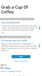 Mobile Screenshot of grabacupofcoffee.blogspot.com