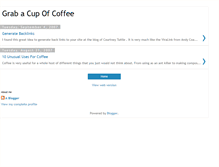 Tablet Screenshot of grabacupofcoffee.blogspot.com