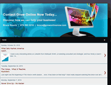 Tablet Screenshot of growonlinenow.blogspot.com
