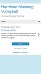 Mobile Screenshot of herrimanvolleyball.blogspot.com