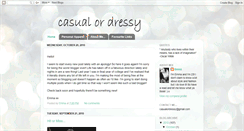 Desktop Screenshot of casualordressy.blogspot.com