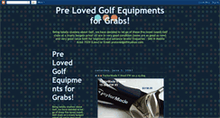 Desktop Screenshot of prelovedgolf.blogspot.com