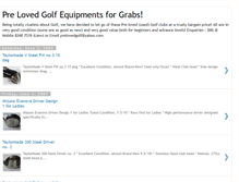 Tablet Screenshot of prelovedgolf.blogspot.com