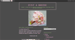 Desktop Screenshot of justabride.blogspot.com