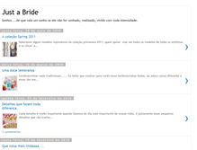 Tablet Screenshot of justabride.blogspot.com