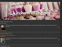 Tablet Screenshot of kitchenalchemy.blogspot.com