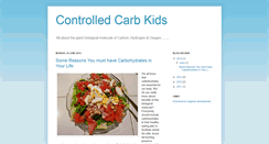 Desktop Screenshot of controlledcarbkids.blogspot.com