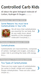 Mobile Screenshot of controlledcarbkids.blogspot.com