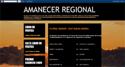 Desktop Screenshot of amanecerregional.blogspot.com