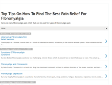 Tablet Screenshot of bestfibromyalgiapainrelief.blogspot.com