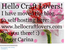 Tablet Screenshot of hellocraftlovers.blogspot.com