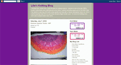 Desktop Screenshot of lilieknitting.blogspot.com