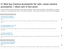 Tablet Screenshot of cameraaccessoriesforsale.blogspot.com