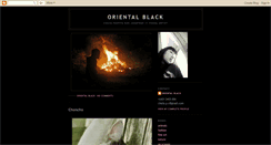 Desktop Screenshot of orientalblack.blogspot.com
