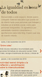 Mobile Screenshot of laigualdadescosadetodos.blogspot.com