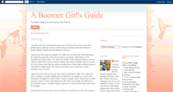 Desktop Screenshot of boomergirlsguide.blogspot.com