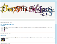 Tablet Screenshot of coloursparks.blogspot.com