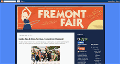 Desktop Screenshot of fremontfairblog.blogspot.com