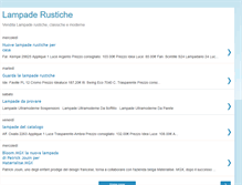 Tablet Screenshot of lampade-rustiche.blogspot.com