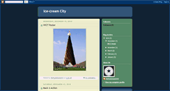 Desktop Screenshot of icecream10city.blogspot.com