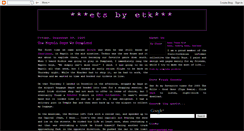 Desktop Screenshot of eurotrashstories.blogspot.com