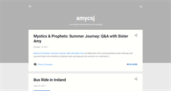 Desktop Screenshot of amycsj.blogspot.com