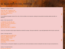 Tablet Screenshot of elalquimistadelrancio.blogspot.com