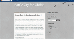 Desktop Screenshot of battlecryforchrist.blogspot.com