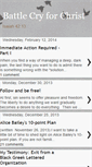 Mobile Screenshot of battlecryforchrist.blogspot.com