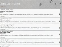 Tablet Screenshot of battlecryforchrist.blogspot.com