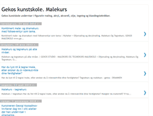 Tablet Screenshot of gekoskunstskole.blogspot.com
