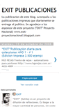 Mobile Screenshot of exit-publicaciones.blogspot.com