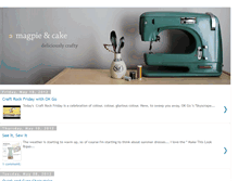 Tablet Screenshot of magpieandcake.blogspot.com