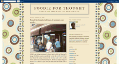 Desktop Screenshot of foodieforthought.blogspot.com
