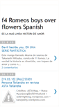 Mobile Screenshot of f4-romeos-boysoverflowers-spanish.blogspot.com