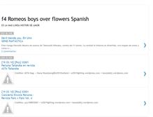 Tablet Screenshot of f4-romeos-boysoverflowers-spanish.blogspot.com