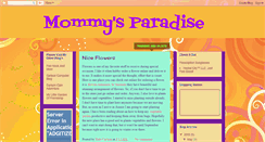 Desktop Screenshot of mommysparadise.blogspot.com