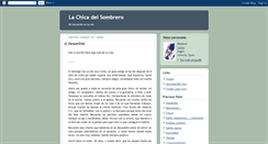 Desktop Screenshot of lachicadelsombrero.blogspot.com