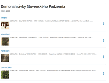 Tablet Screenshot of demonahravkyslovenskehopodzemia.blogspot.com