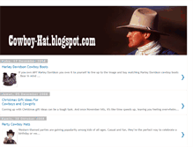 Tablet Screenshot of cowboy-hats.blogspot.com