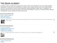 Tablet Screenshot of deans-academy.blogspot.com