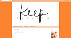 Desktop Screenshot of keepfashion.blogspot.com