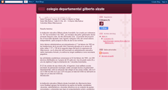 Desktop Screenshot of colegiodepartamentalgilbertoalzate.blogspot.com