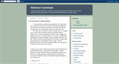 Desktop Screenshot of gynotopia.blogspot.com