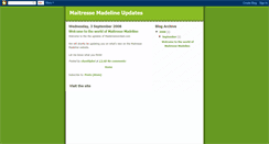 Desktop Screenshot of maitresseupdates.blogspot.com