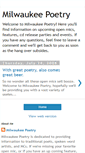 Mobile Screenshot of milwaukeepoetry.blogspot.com