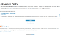 Tablet Screenshot of milwaukeepoetry.blogspot.com