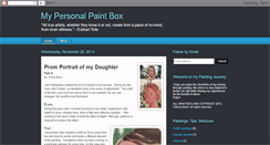 Desktop Screenshot of mypersonalpaintbox.blogspot.com